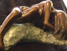 Reclining Nude on Rock