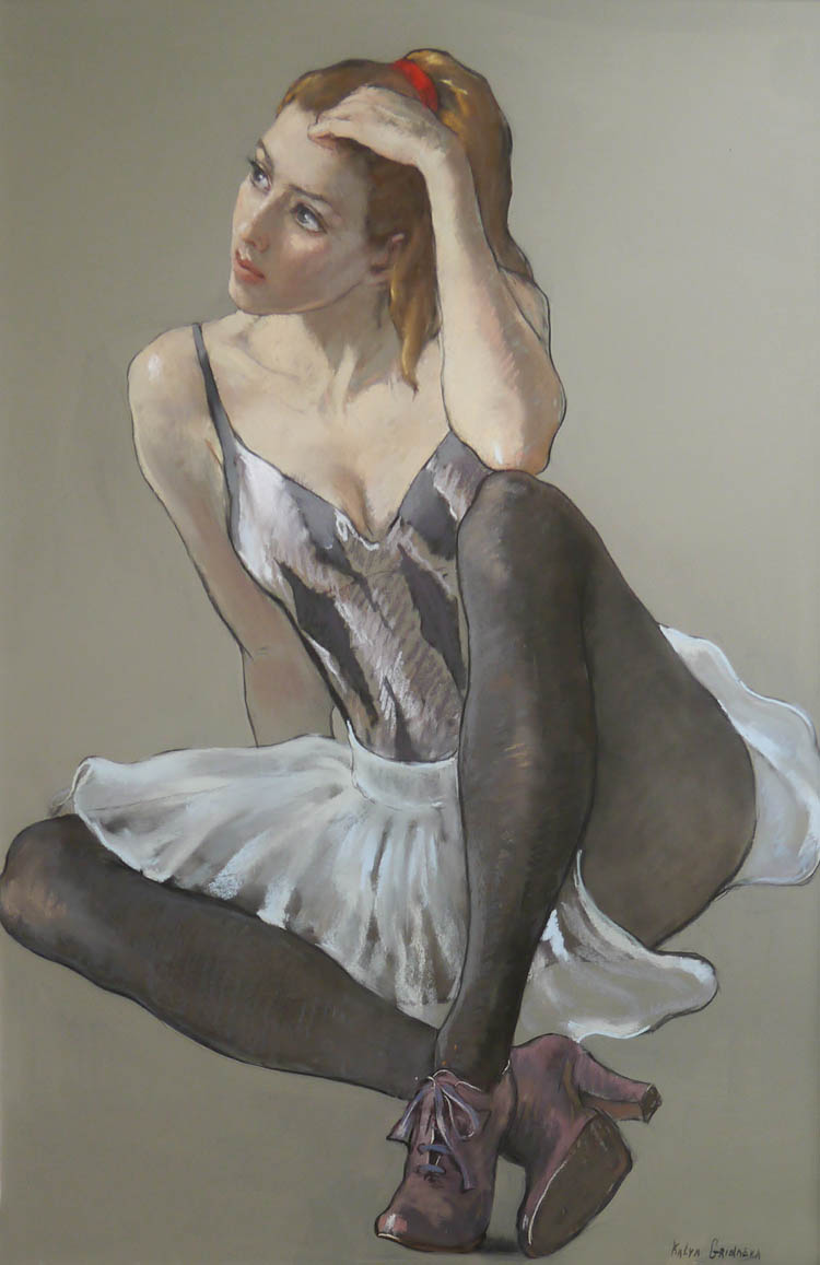 Study of a Sitting Dancer