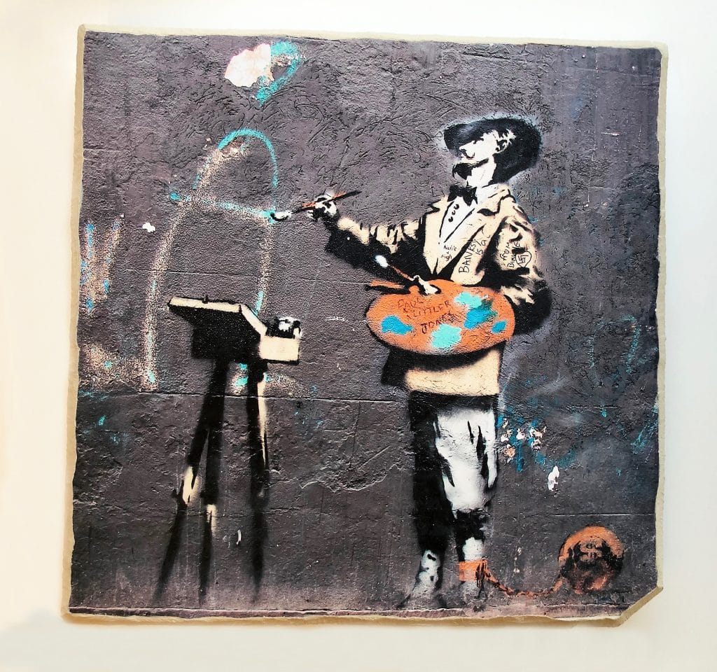 Banksy restyled Mural art